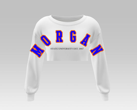 WHITE MORGAN STATE BADDIE CROP